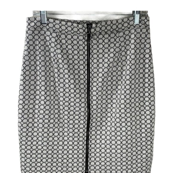 Maeve by Anthropologie Black White Pencil Skirt Women’s Small Straight - Picture 5 of 12